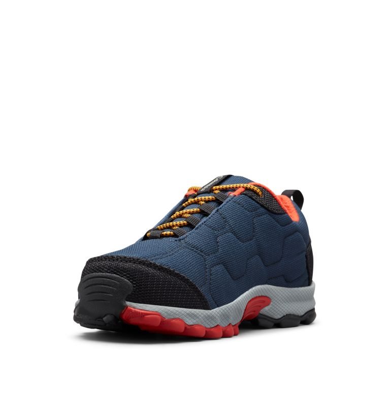 Kids' Columbia Firecamp Sledder 3 Waterproof Sneakers Navy | CA-Q435A