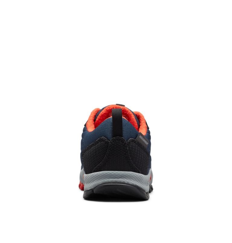Kids' Columbia Firecamp Sledder 3 Waterproof Sneakers Navy | CA-Q435A