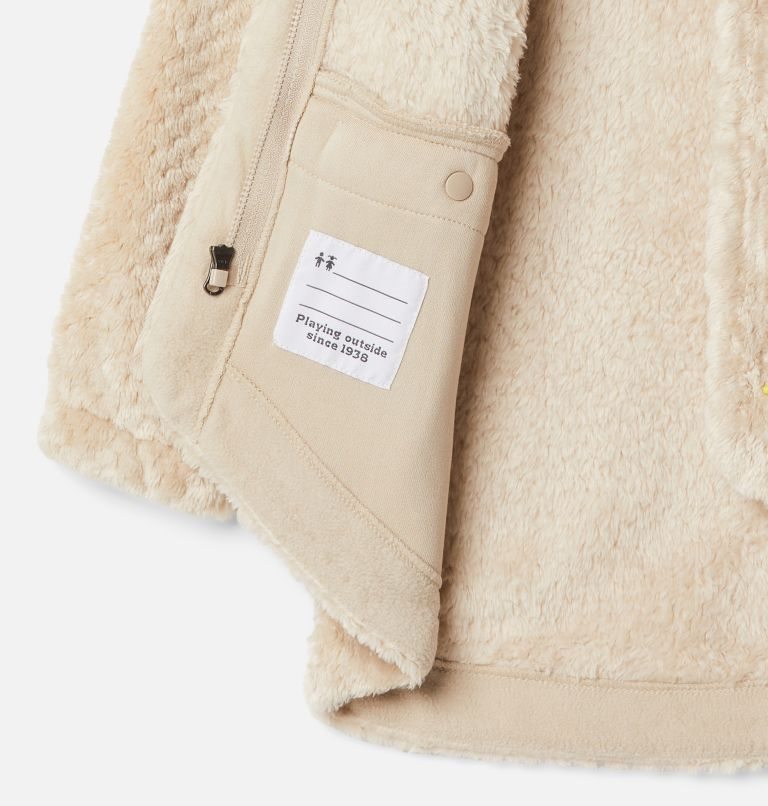 Kids' Columbia Fireside II Long Sherpa Fleece Jackets Beige | CA-N8A10