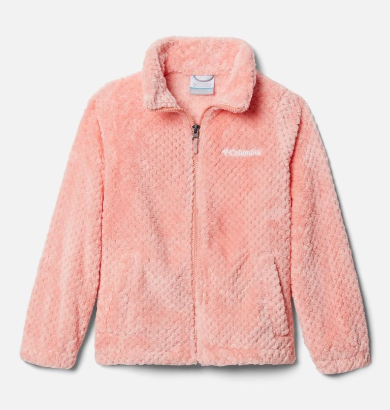 Kids\' Columbia Fireside Sherpa Jackets Coral | CA-I5AL3
