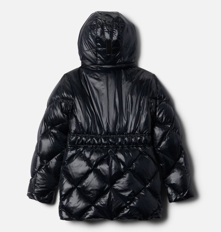 Kids' Columbia Forest Park Hooded Puffy Down Jackets Black | CA-O5L60