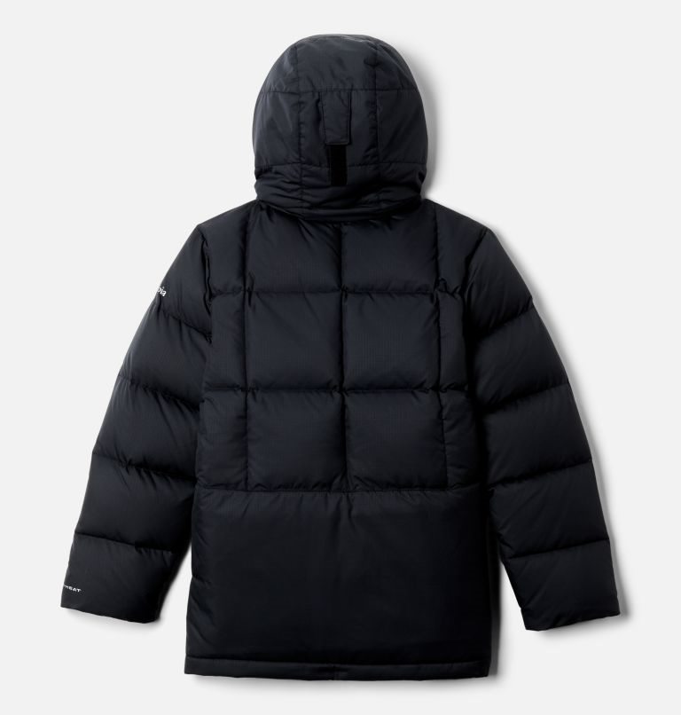Kids' Columbia Forest Park Hooded Puffy Down Jackets Black | CA-Q5430
