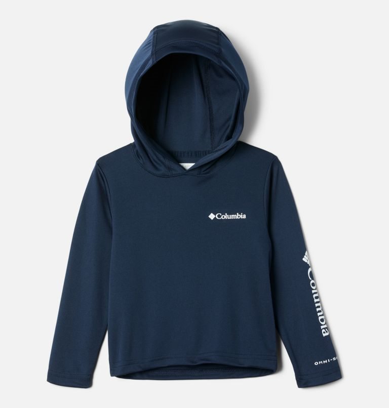 Kids\' Columbia Fork Stream Hoodie Navy | CA-W6305