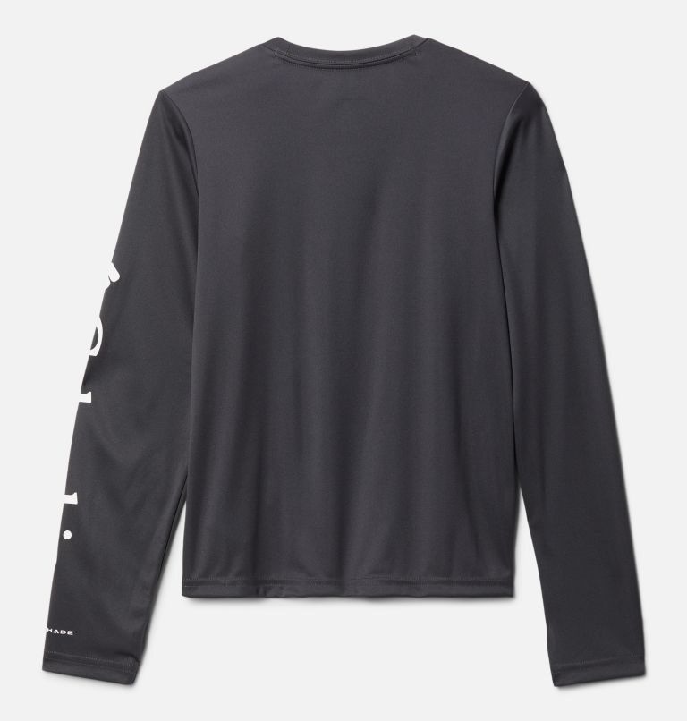 Kids' Columbia Fork Stream Long Sleeve Sweatshirts Black | CA-G5C68