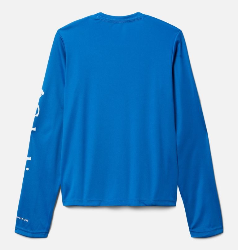 Kids' Columbia Fork Stream Long Sleeve Sweatshirts Blue | CA-JC361