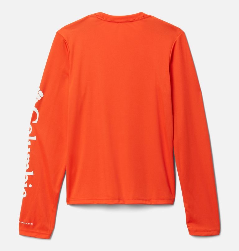 Kids' Columbia Fork Stream Long Sleeve Sweatshirts Orange | CA-O3C18