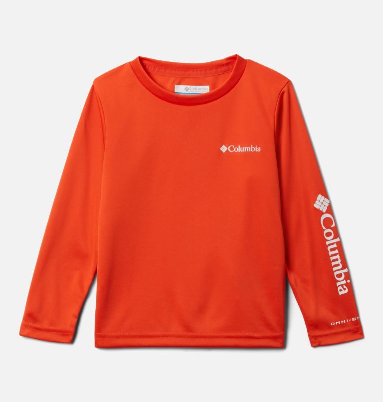 Kids\' Columbia Fork Stream Long Sleeve Sweatshirts Orange | CA-Z0CAL