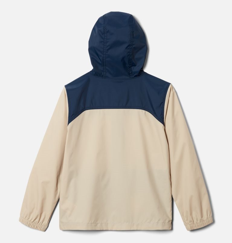 Kids' Columbia Glennaker Rain Jackets Navy / Beige | CA-P845L