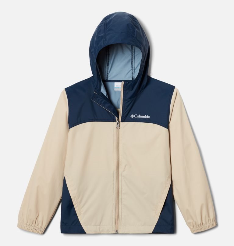 Kids\' Columbia Glennaker Rain Jackets Navy / Khaki | CA-VLA54