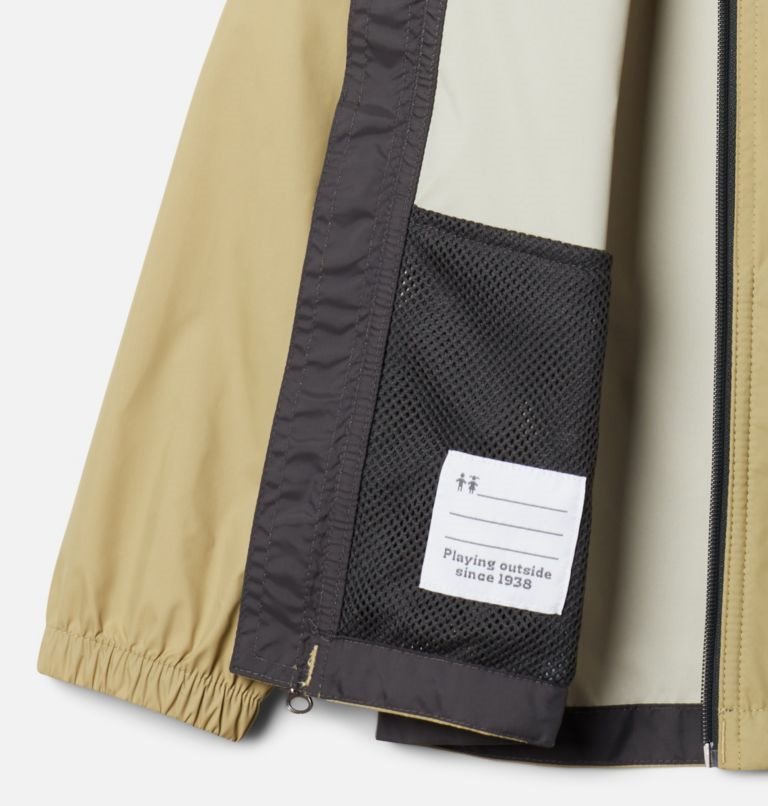 Kids' Columbia Glennaker Rain Jackets Olive / Black | CA-ZA305