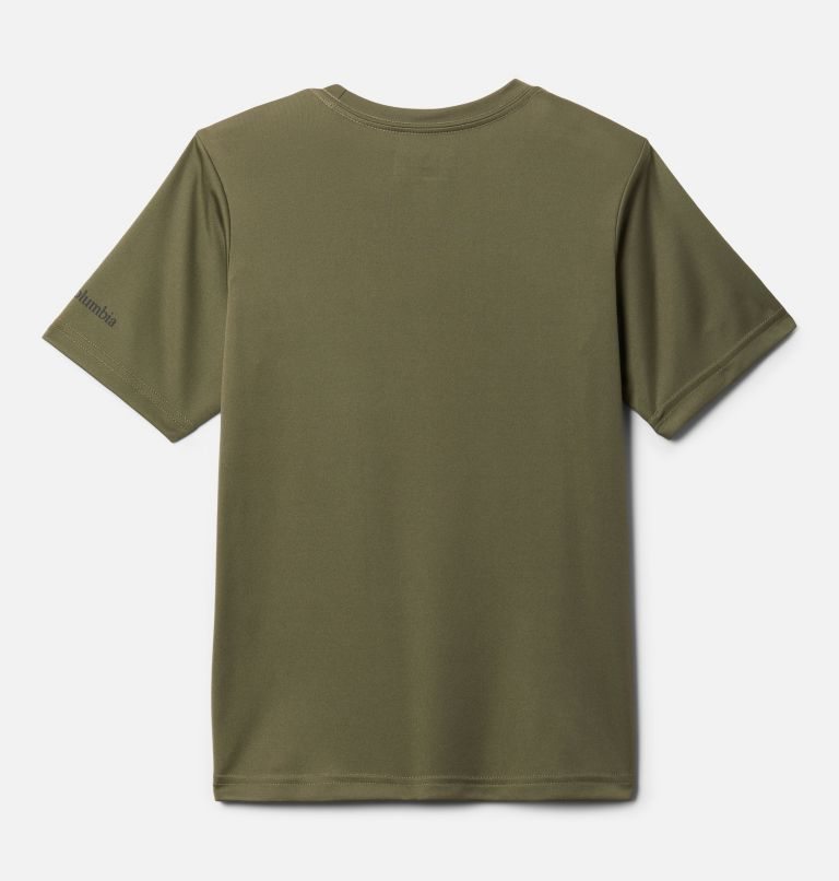 Kids' Columbia Grizzly Ridge Short Sleeve Graphic T Shirts Olive | CA-BAL60