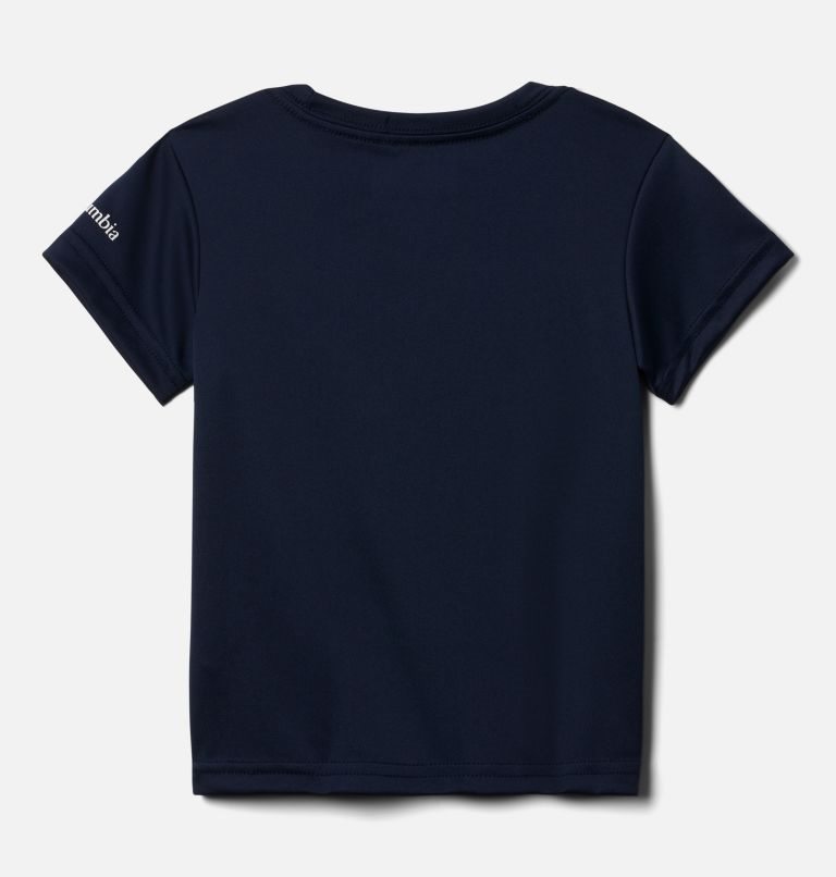 Kids' Columbia Grizzly Ridge Short Sleeve Graphic T Shirts Navy | CA-Q43A5