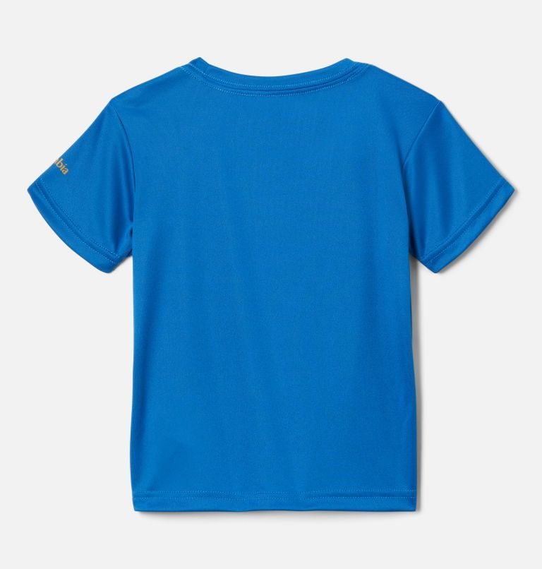 Kids' Columbia Grizzly Ridge Short Sleeve Graphic T Shirts Blue | CA-XL164