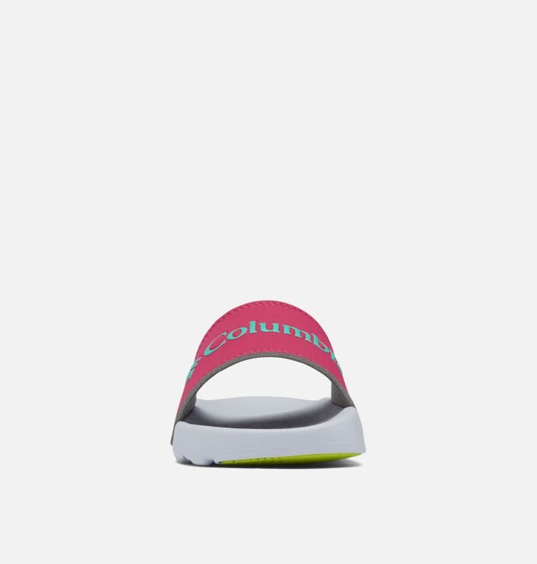 Kids' Columbia Hood River Slides Pink | CA-M5L31