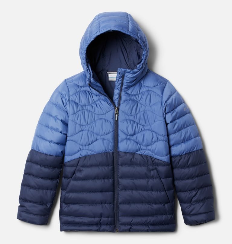 Kids\' Columbia Humphrey Hills Puffer Jackets Blue | CA-J504C