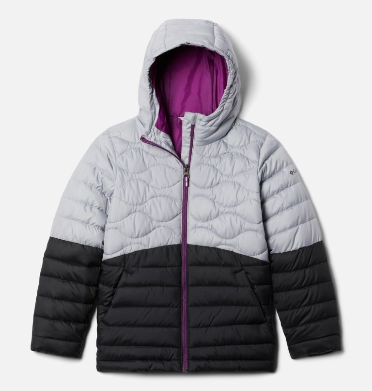 Kids\' Columbia Humphrey Hills Puffer Jackets Light Grey / Black | CA-U84A1