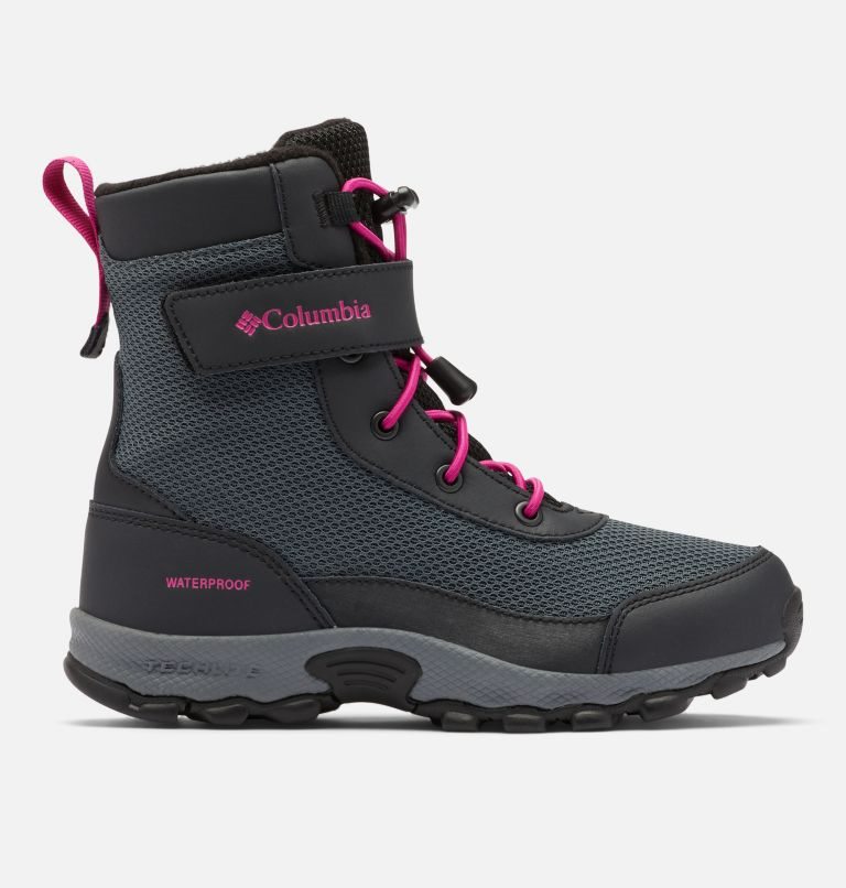 Kids\' Columbia Hyper-Boreal Omni-Heat Waterproof Boots Black | CA-F851C