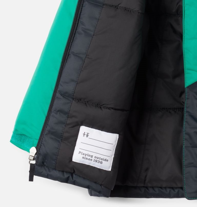 Kids' Columbia Lightning Lift Jackets Green / Black | CA-HC6L4