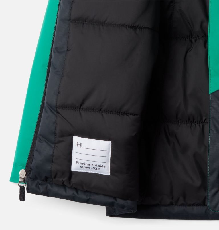 Kids' Columbia Lightning Lift Jackets Green / Black | CA-J0A81