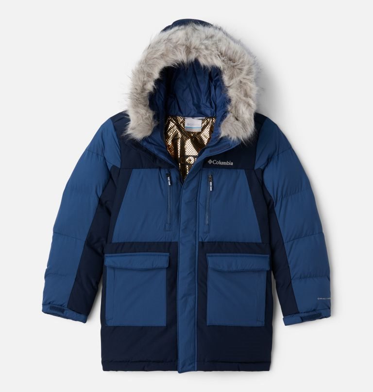 Kids\' Columbia Marquam Peak Fusion Omni-Heat Infinity Insulated Jackets Navy | CA-BC8L5
