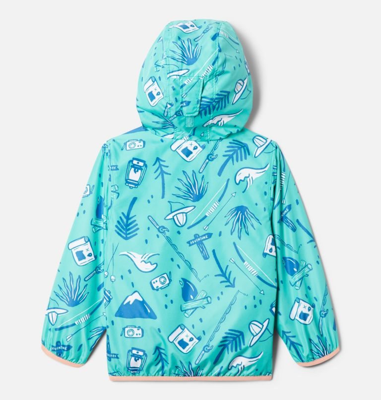 Kids' Columbia Mini Pixel Grabber II Wind Jackets Turquoise | CA-DAC41