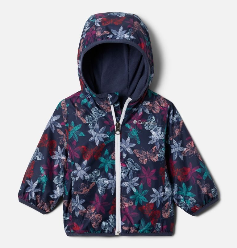 Kids\' Columbia Mini Pixel Grabber II Wind Jackets Flower | CA-Q3LC1