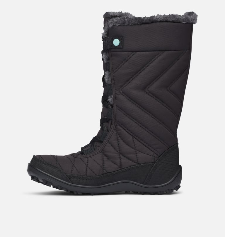Kids' Columbia Minx Mid III Waterproof Omni-Heat Boots Black | CA-NC645