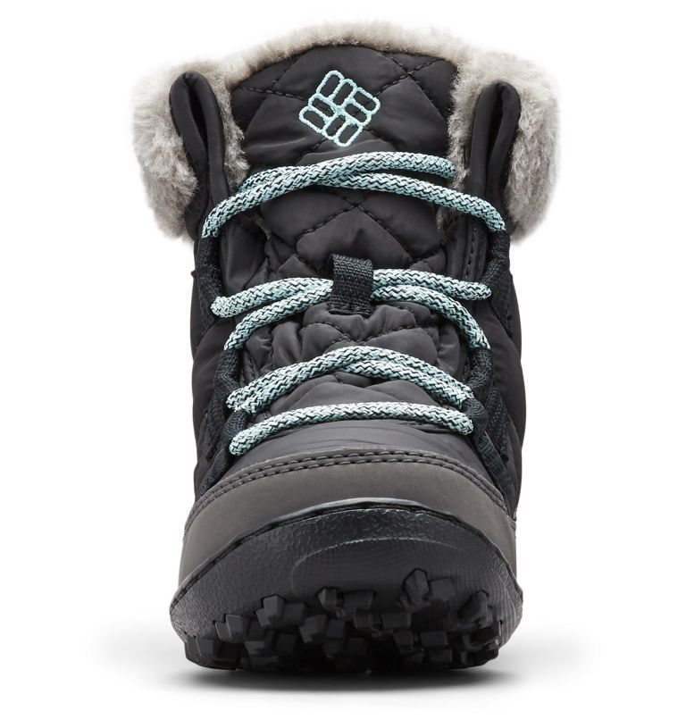 Kids' Columbia Minx Shorty Omni-Heat Waterproof Boots Black | CA-K41A6