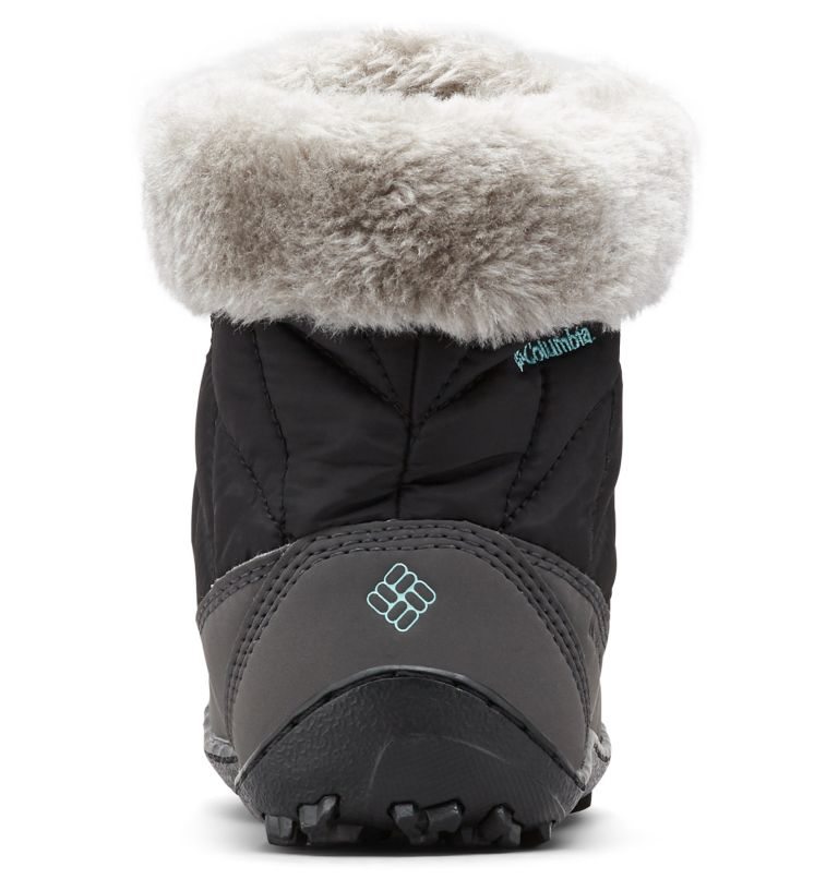 Kids' Columbia Minx Shorty Omni-Heat Waterproof Boots Black | CA-K41A6