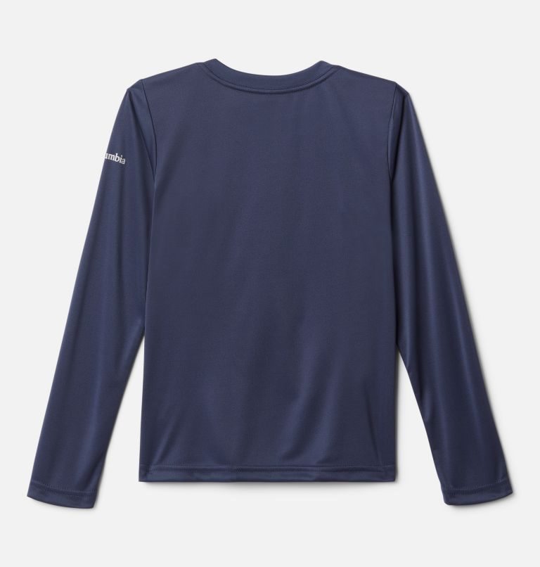 Kids' Columbia Mirror Rock Long Sleeve Graphic Sweatshirts Navy | CA-O3CL4