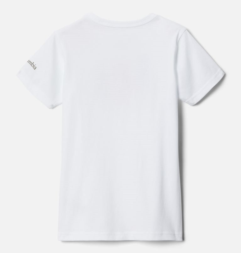 Kids' Columbia Mission Lake Short Sleeve Graphic T Shirts White | CA-E0AL8