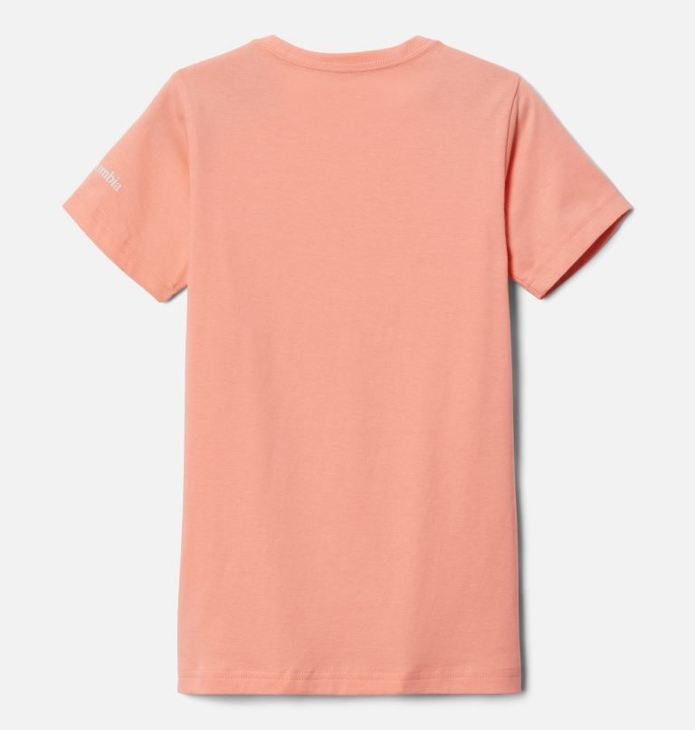 Kids' Columbia Mission Lake Short Sleeve Graphic T Shirts Coral | CA-P0CL3