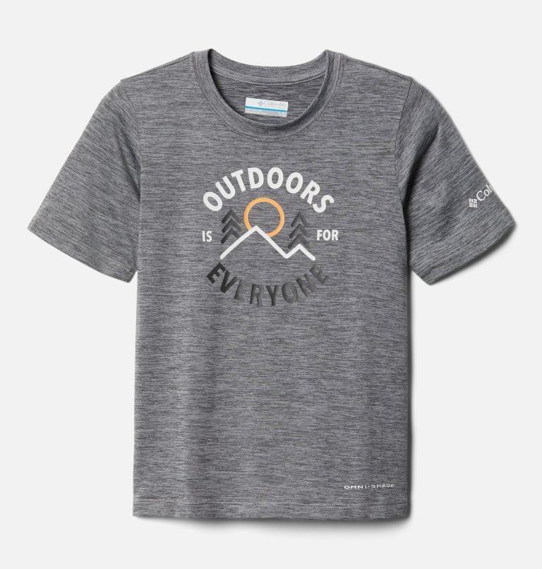 Kids\' Columbia Mount Echo Short Sleeve Graphic T Shirts Grey | CA-H6038