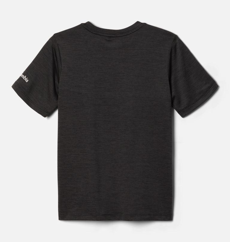 Kids' Columbia Mount Echo Short Sleeve Graphic T Shirts Black | CA-S156A