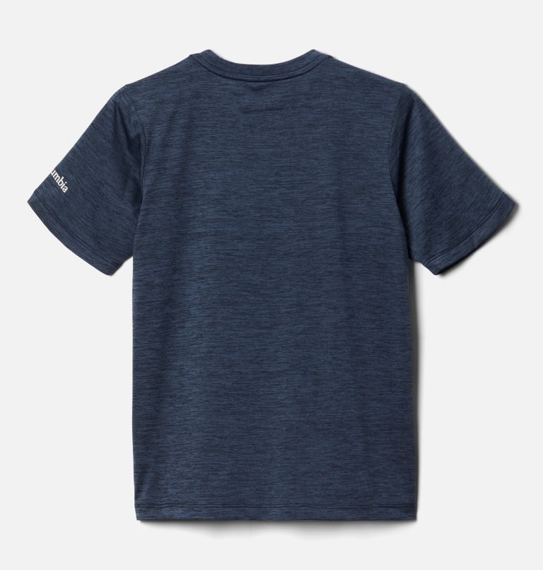 Kids' Columbia Mount Echo Short Sleeve Graphic T Shirts Navy | CA-YL64A