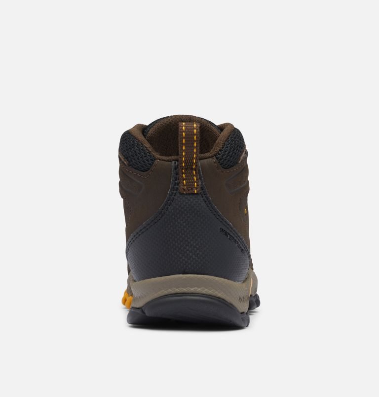 Kids' Columbia Newton Ridge Waterproof Hiking Boots Dark Brown | CA-J583A