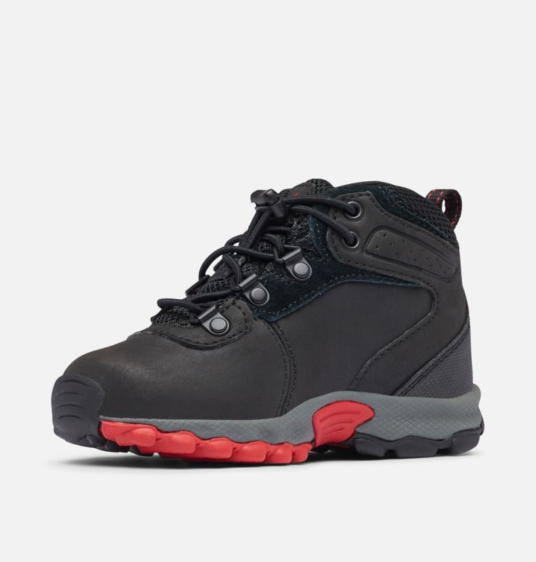 Kids' Columbia Newton Ridge Waterproof Hiking Boots Black | CA-K610A