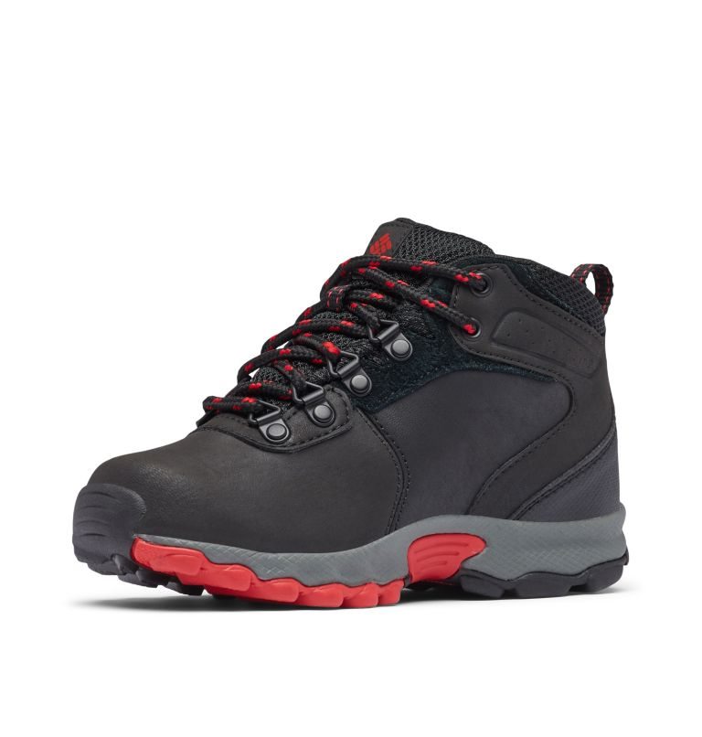 Kids' Columbia Newton Ridge Waterproof Hiking Boots Black | CA-P50AL