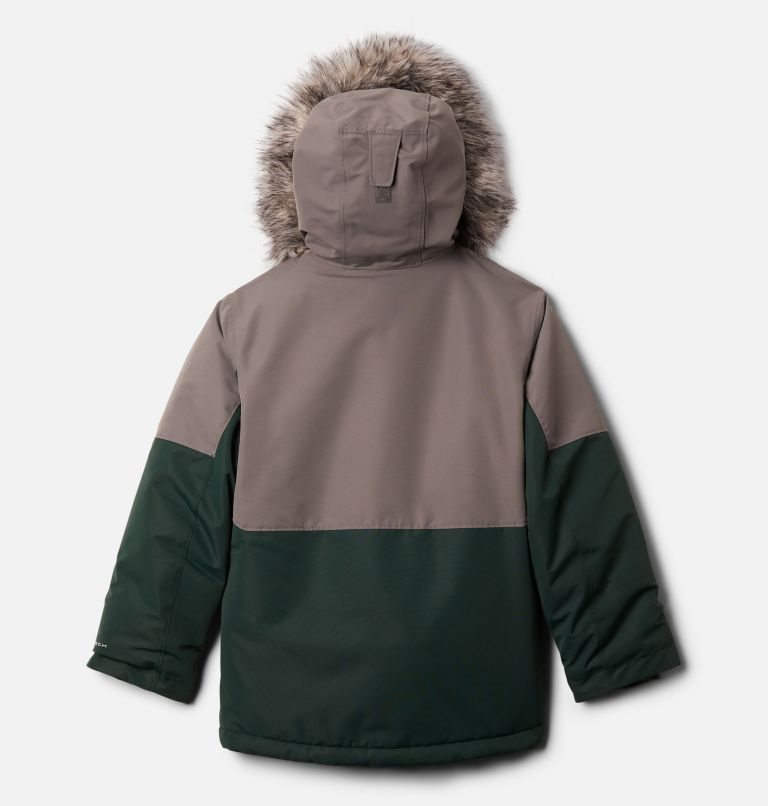 Kids' Columbia Nordic Strider Jackets Grey / Green | CA-QA46L