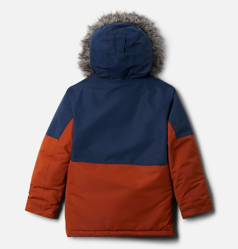 Kids' Columbia Nordic Strider Jackets Navy / Brown | CA-DA683