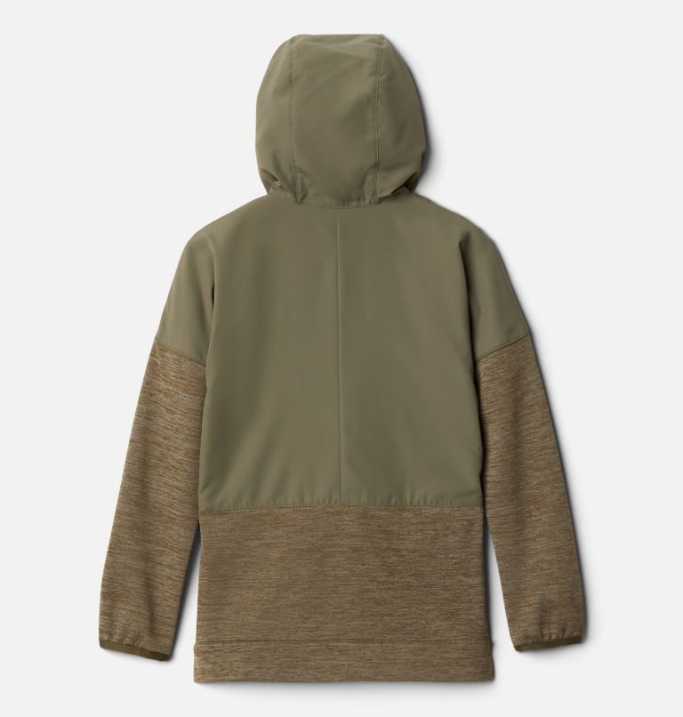 Kids' Columbia Out-Shield Dry Full Zip Fleece Jackets Olive | CA-M61AL