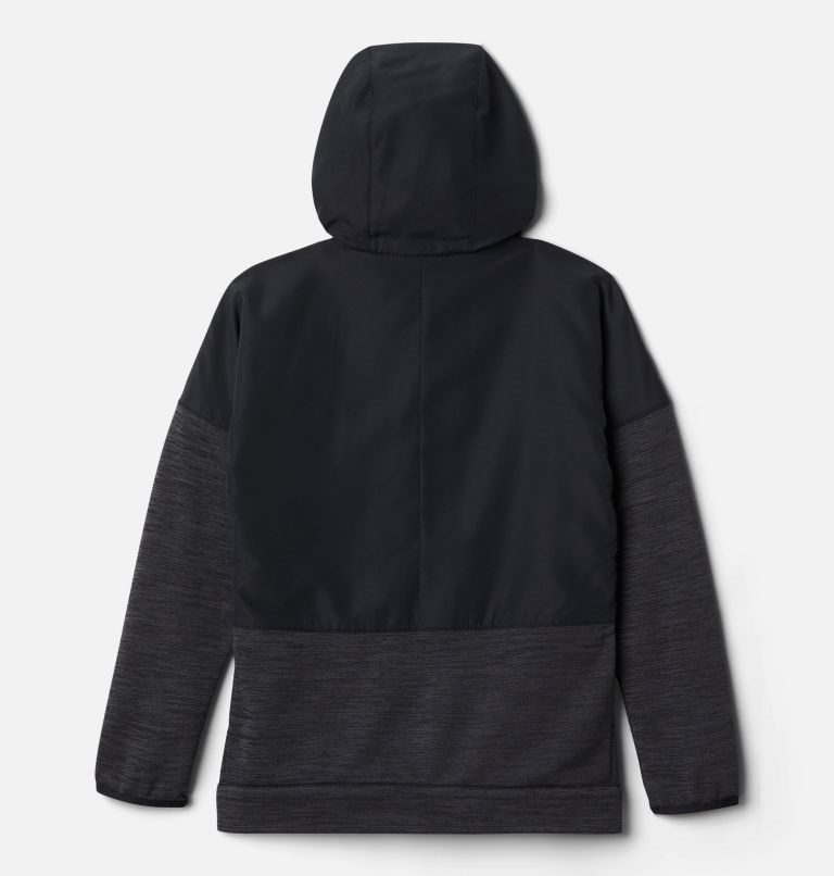 Kids' Columbia Out-Shield Dry Full Zip Fleece Jackets Black | CA-N1C0A