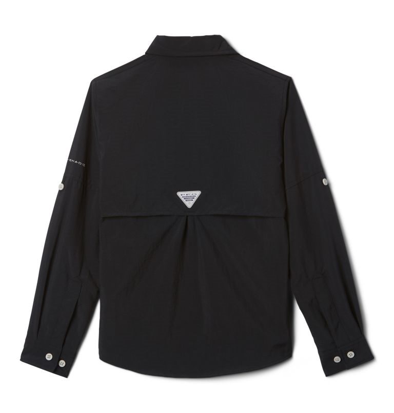 Kids' Columbia PFG Bahama Long Sleeve Shirts Black | CA-OC510