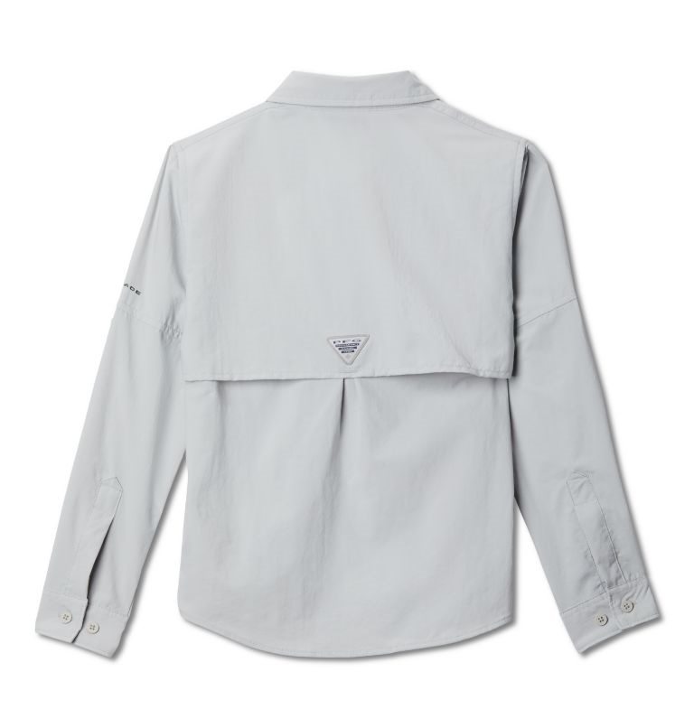 Kids' Columbia PFG Bahama Long Sleeve Shirts Light Grey | CA-V01C8
