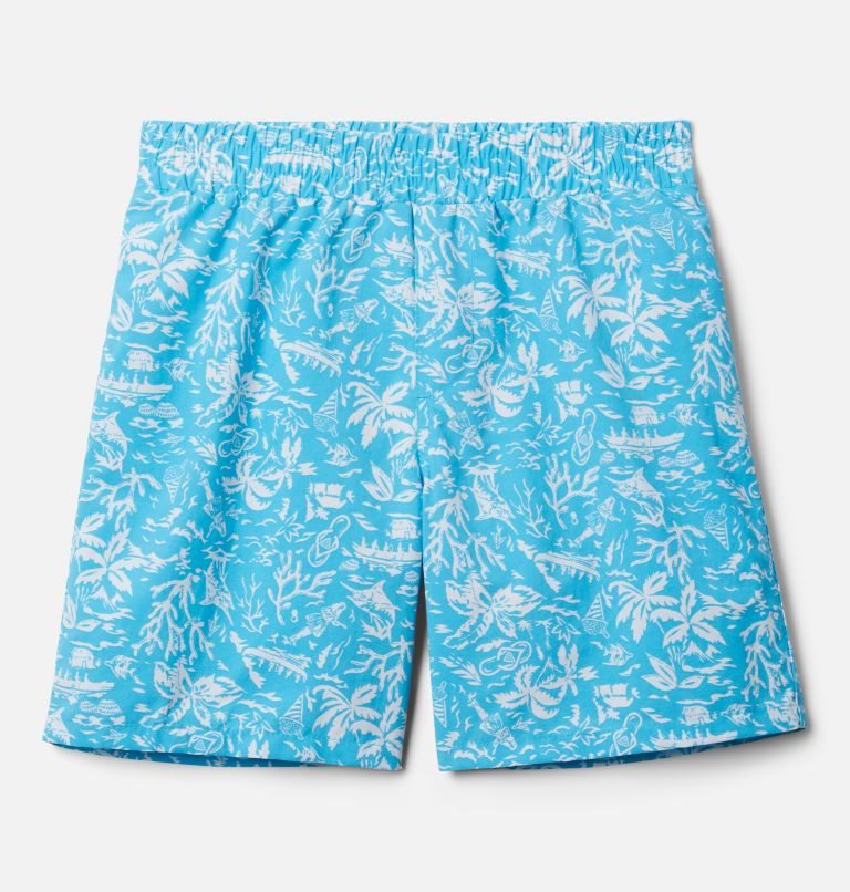 Kids\' Columbia PFG Super Backcast Shorts Turquoise | CA-PL83C