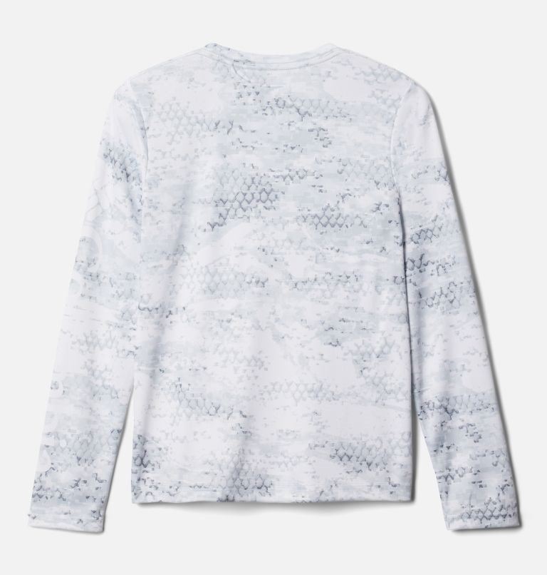 Kids' Columbia PFG Super Terminal Tackle Long Sleeve Sweatshirts Camo | CA-B648A