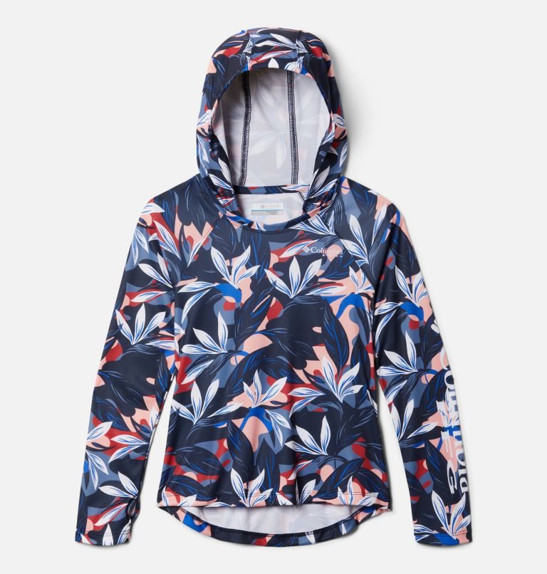Kids\' Columbia PFG Super Tidal Hoodie Flower | CA-TL864