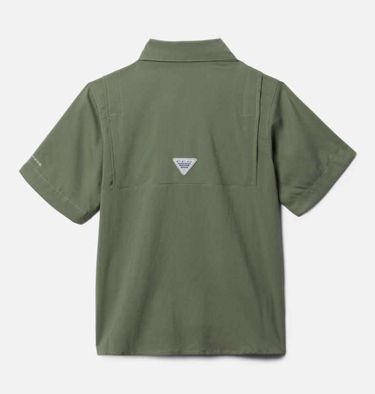 Kids' Columbia PFG Tamiami Short Sleeve Shirts Olive | CA-L310A