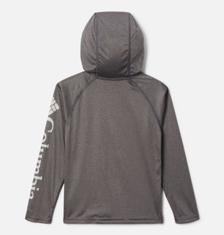 Kids' Columbia PFG Terminal Tackle Heather Hoodie Dark Grey | CA-R1348