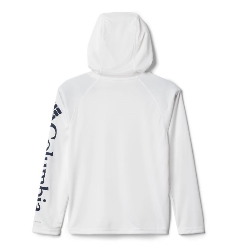 Kids' Columbia PFG Terminal Tackle Hoodie White | CA-M10C4